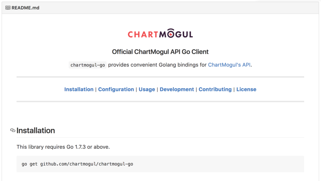 ChartMogul GO Client