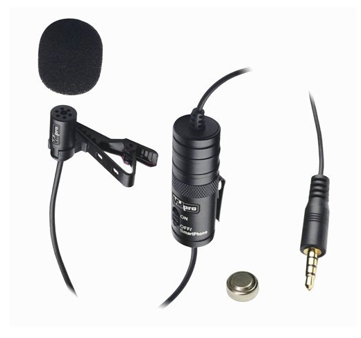 Vidpro lavalier external microphone