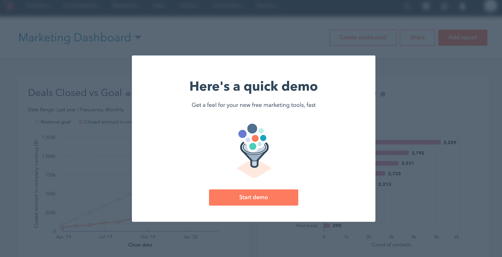 HubSpot onboarding: reducing customer churn starts with the product demo