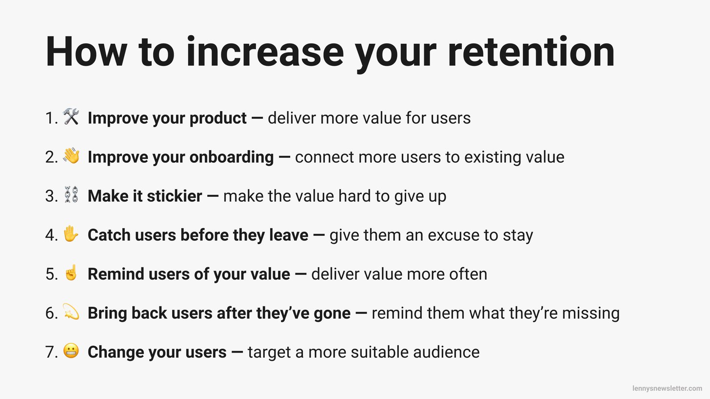 7 ways to increase your retention rate